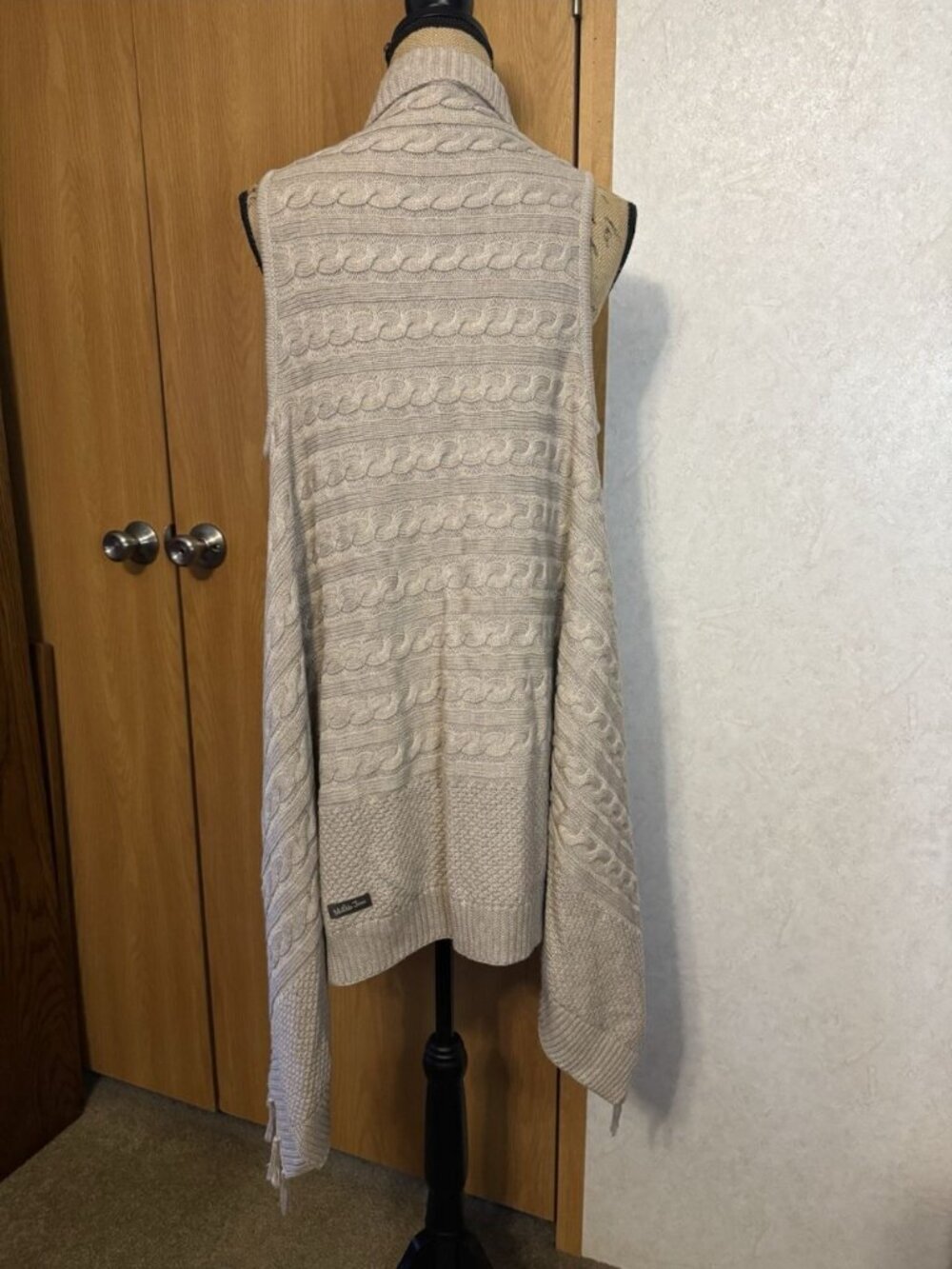 MATILDA JANE Cardigan SMALL Cozy Cable knit Outerwear Sweater Vest Boho Casual - Picture 6 of 8